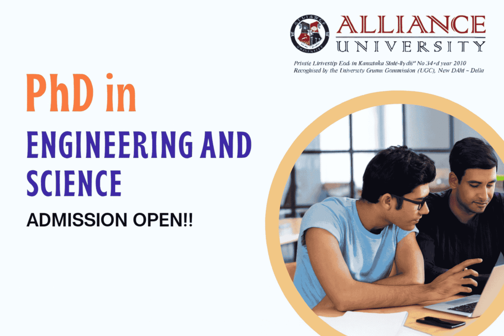 Ph.D. openings at Alliance University